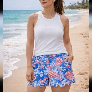 Lilly Pulitzer Floral Buttercup Shorts Size 6